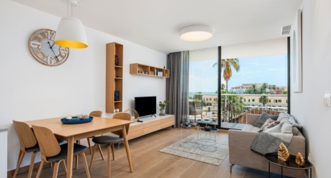 Недвижимость в Испании, Новая квартира от застройщика в видами на море в Дения,Коста Бланка,Испания